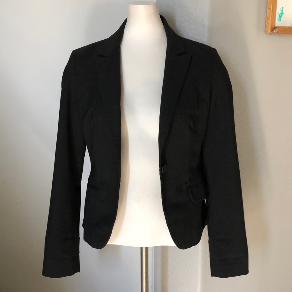 Express Classic Slimming Basic Suit Blazer - image 2